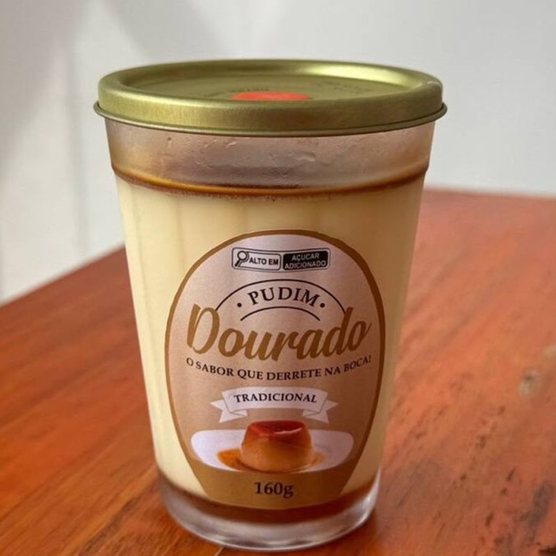 Pudim de doce de leite